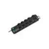 Brennenstuhl Primera-Line 10-gniazdowa czarna listwa zasilająca 2m 1153300120, czarny, kabel zasilający H05VV-F 3G1,5 2,0 m
