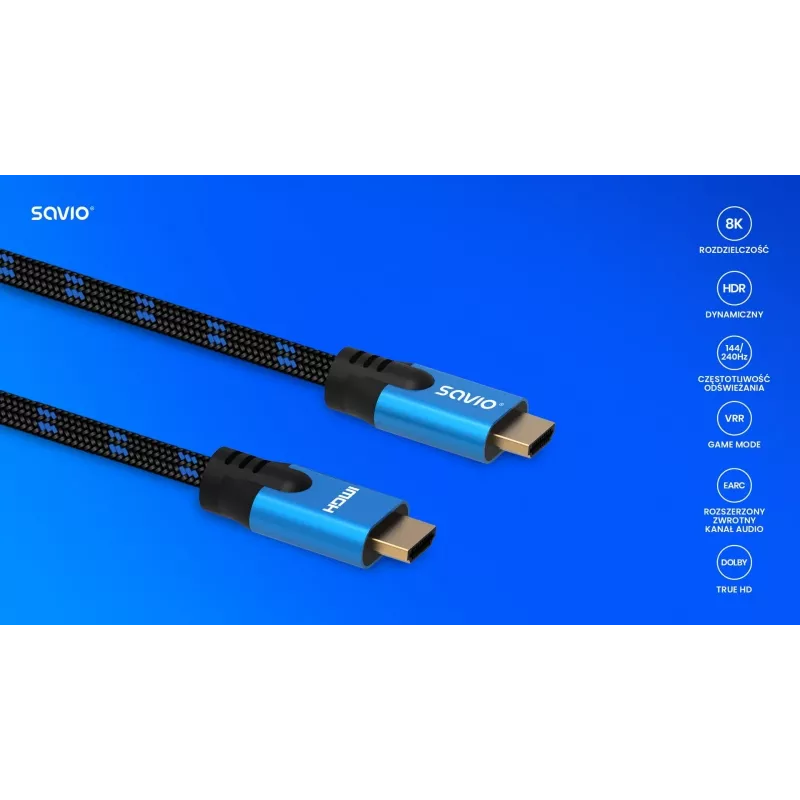 Kabel HDMI Savio CL-143 3m