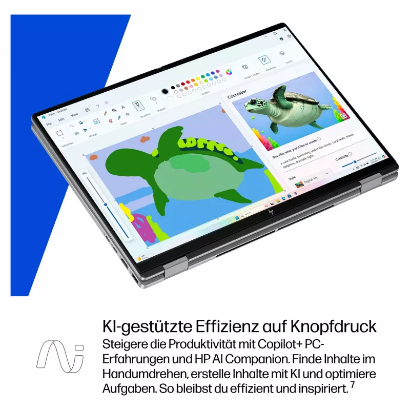 HP OmniBook BZ8L0EA 16 Notebook - 5 GHz 40,6 cm - 1 TB SSD - 32 GB RAM - ekran dotykowy - Windows 11 Home (BZ8L0EA#ABD)