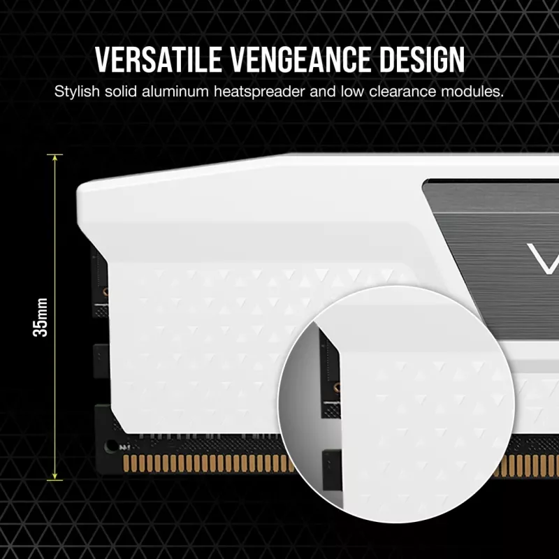 CORSAIR Vengeance DDR5 Kit 48 GB 2 x 24 GB DIMM 288-PIN 3000 MHz PC5-48000 CL30 1.4 V biały (CMK48GX