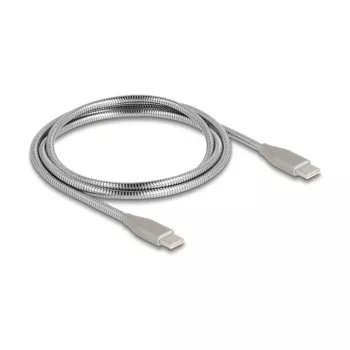 Kabel USB DeLOCK 81259 1m USB C na USB C USB 2.0 srebrny
