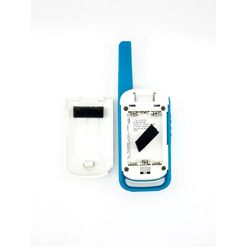 Motorola Talkabout T42 - walkie-talkie, 2 szt. (pomarańczowy-niebieski)
