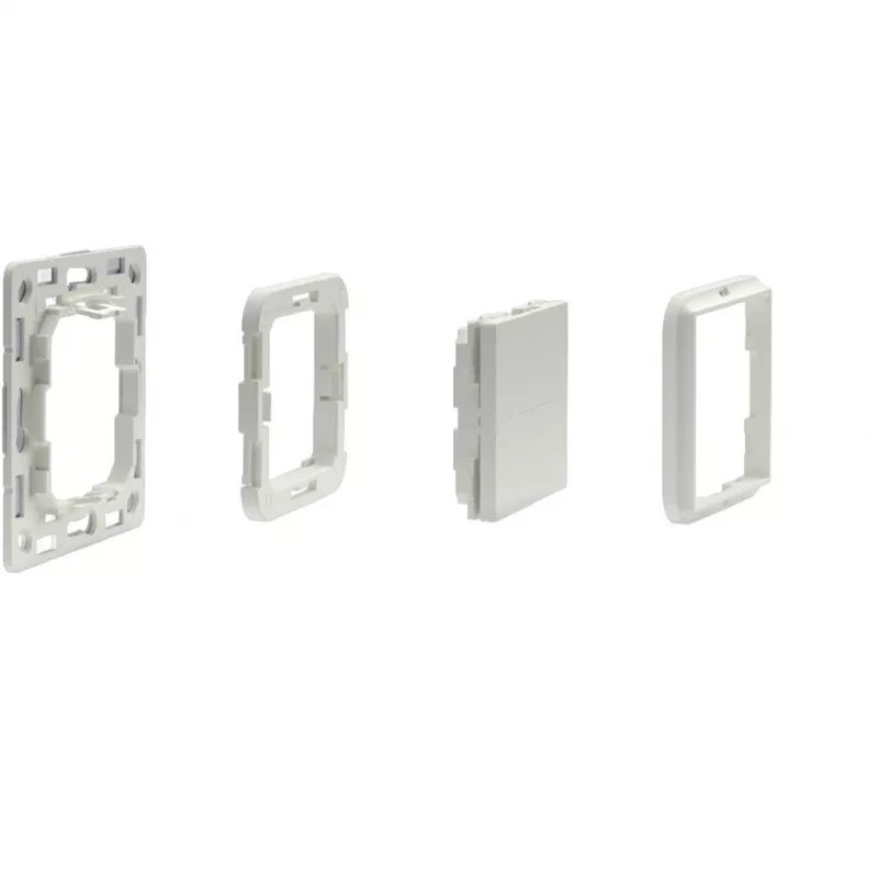 Shelly BLU Wall Switch 4 przełącznik światła z tworzywa sztucznego w kolorze kości słoniowej