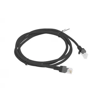 Kabel sieciowy Lanberg PCU6-10CC-0150-BK RJ-45 Cat6 1.5 m Czarny