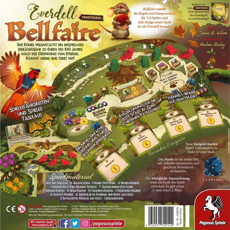 Everdell: Bellfaire, rozszerzenie do gry planszowej