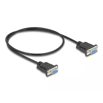 DeLOCK 86822 Kabel szeregowy czarny 0,5 m DB-9