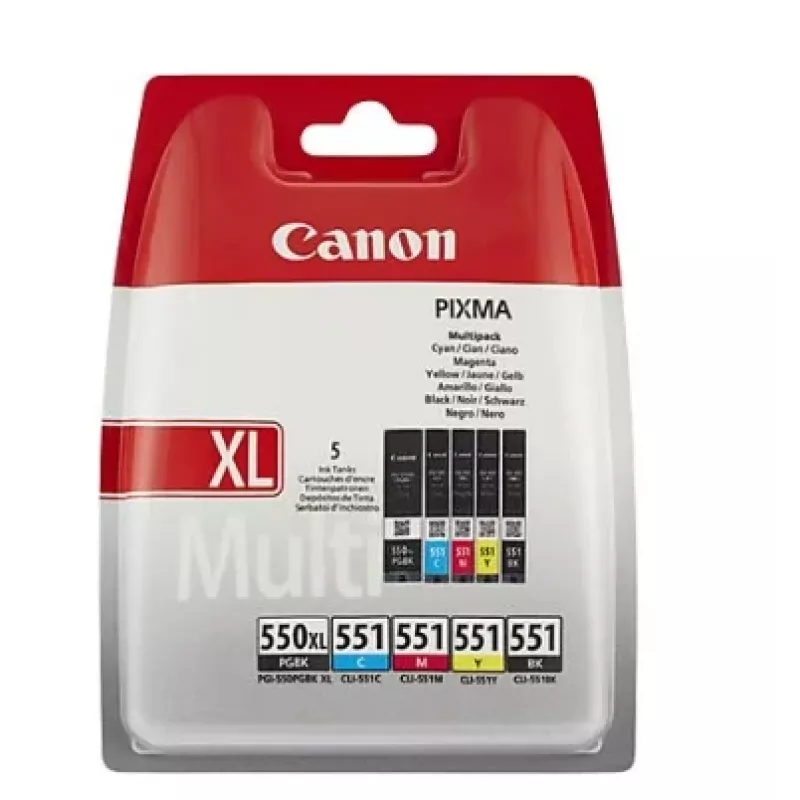 KASETA Z ATramentem CANON PGI-550XL/CLI-551 BCMYB MULTI