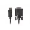 Kabel wideo adapter LANBERG DisplayPort na DVI-D CA-DPDV-10CU-0018-BK, 1,8 m, czarny