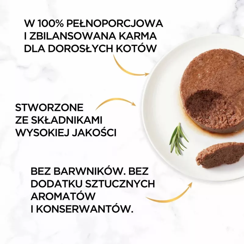 GOURMET Gold Wołowina - mokra karma dla kota - 85g