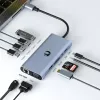 Adapter USB-C 11-w-1 Hawk HW-HUB1101 — hub wieloportowy z 11 portami