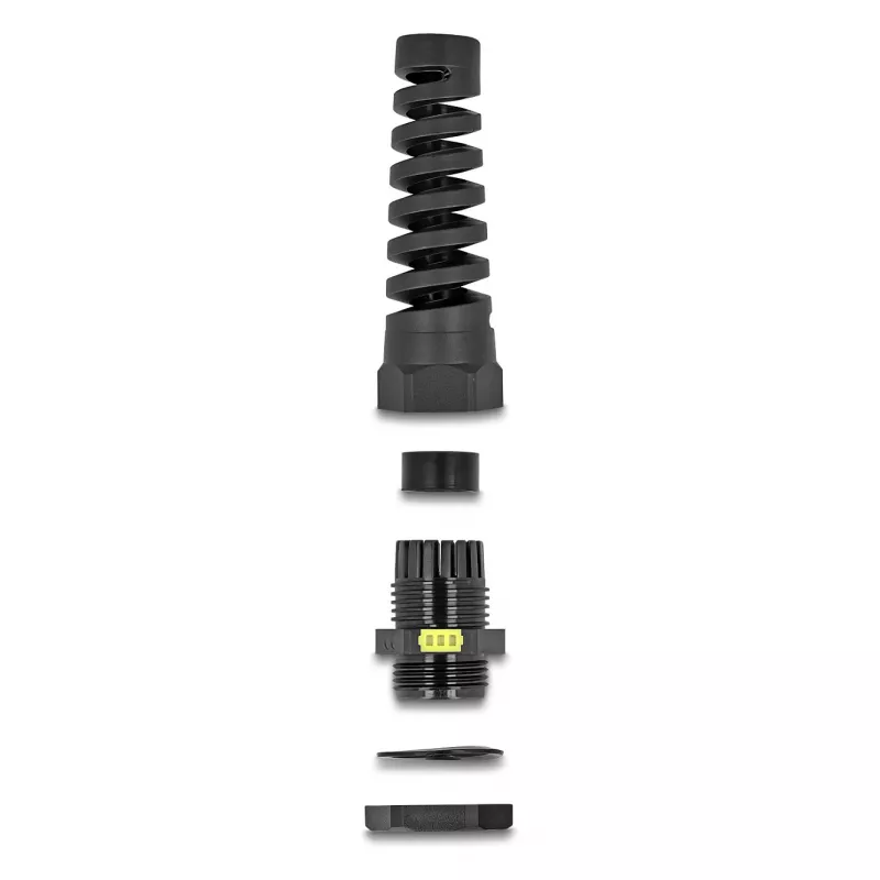 DeLOCK kabel Gland M16 Wentylacja Odciążenie Naprężenia IP68 Czarny 2 szt.
