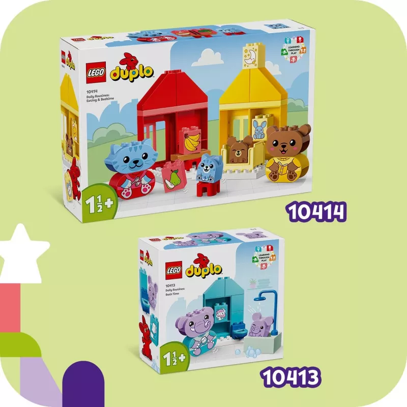 LEGO DUPLO Moje pierwsze codzienne czynności: Jedzenie i spanie 10414