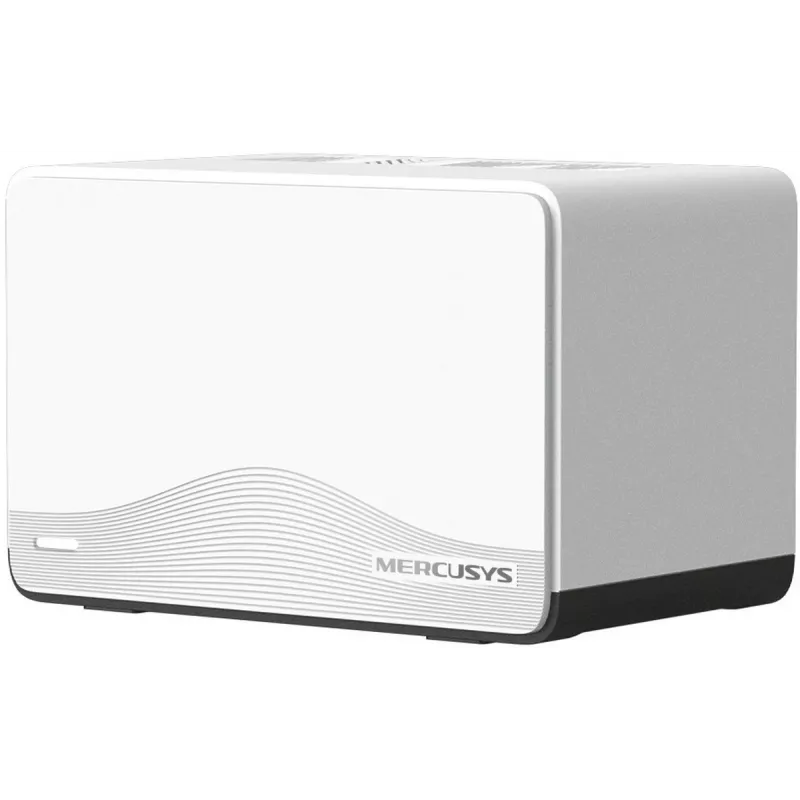 System mesh MERCUSYS Halo H27BE dwupasmowe Wi‑Fi 6, 2‑szt., 3x LAN, 3568 Mbps, wewnętrzne anteny, biały