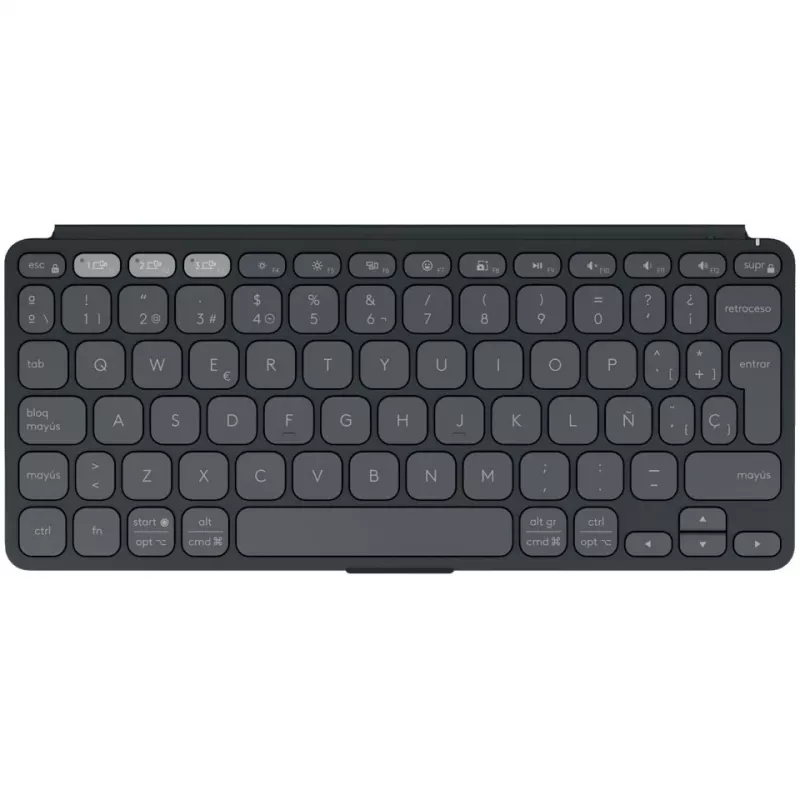 Klawiatura Logitech Keys-To-Go 2 Bezprzewodowa Grafitowa (DE) (920-012964)