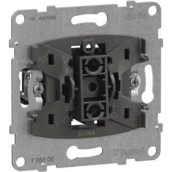 Legrand SEANO Wkładka 765006 Wyłącznik zmienny 10AX Zaciski Push-In (765006)