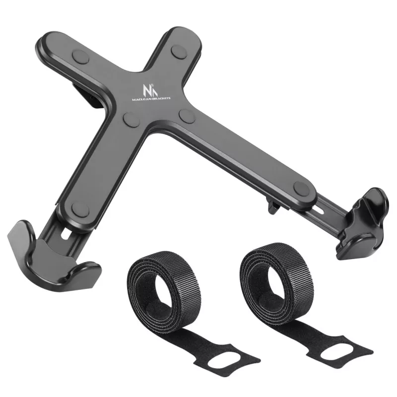Notebook desk holder MACLEAN MC-836 — regulowana wysokość, ergonomiczny design, czarny, do poziomego ustawienia laptopa (58,5×236×320 mm)