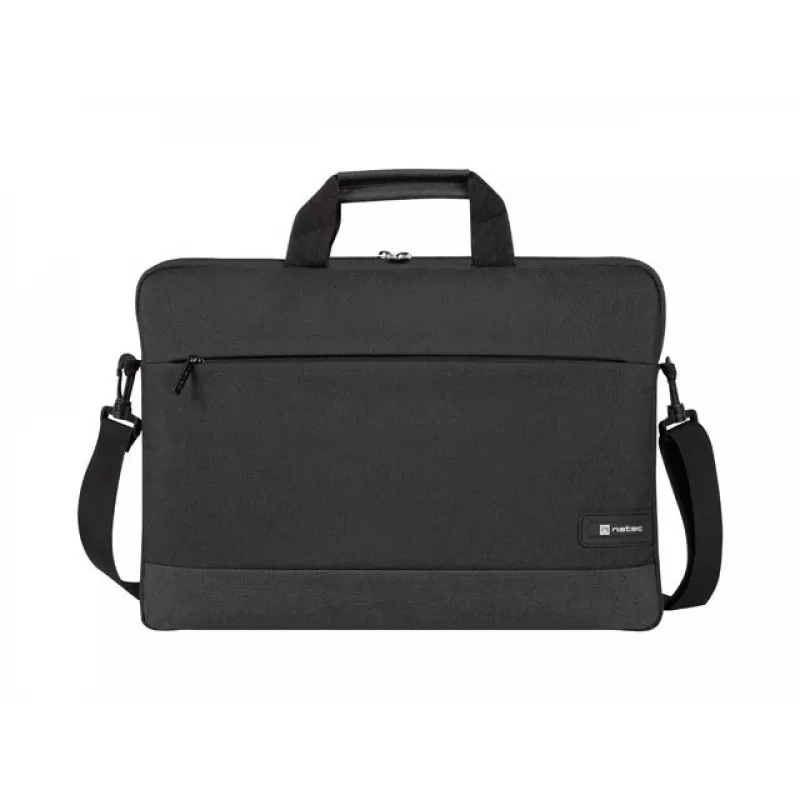 Torba na ramię NATEC Goa na laptopy 39,6 cm (15,6 cala), poliester, 1 komora, pasek na ramię, czarna