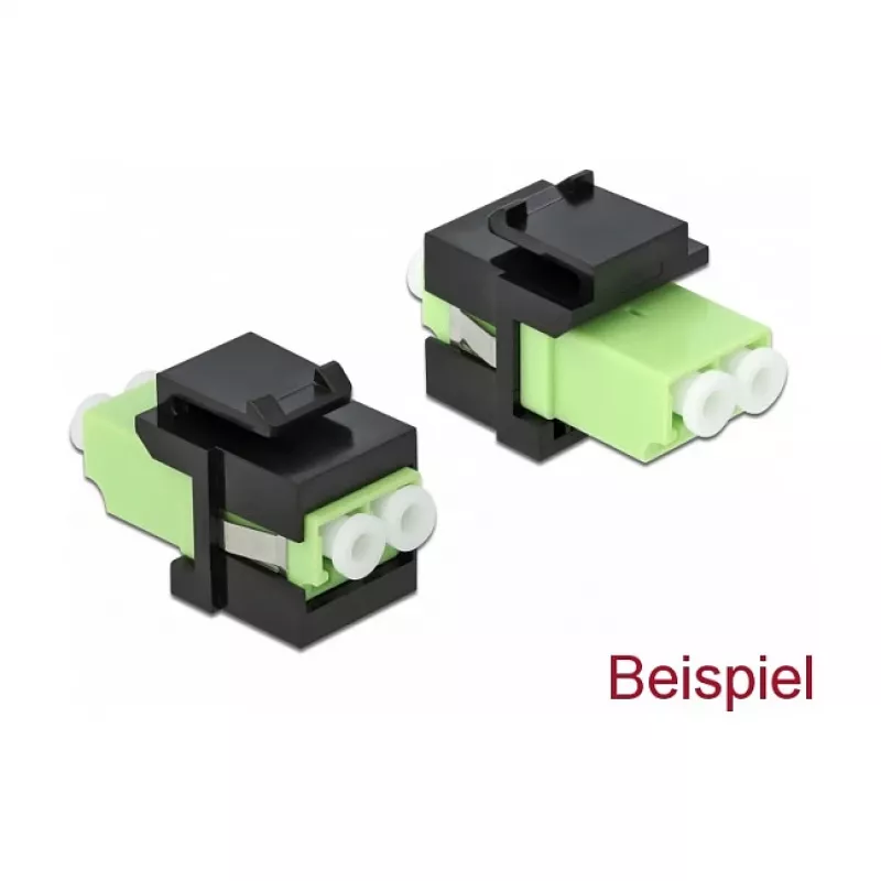 Keystone cover DeLOCK 86806 Czarny for fibre couplers 10 pieces