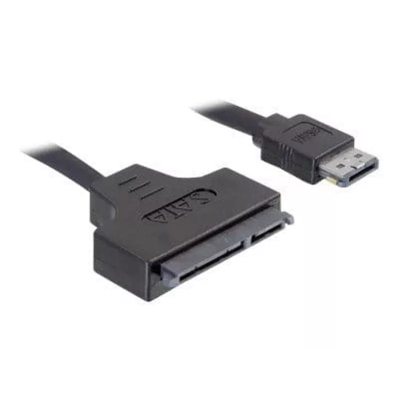 Kabel SATA DeLOCK ESATAP-100 0.5m czarny