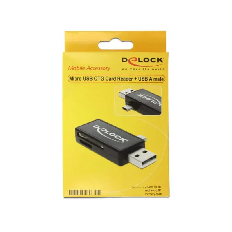 Czytnik kart DeLOCK 91731 USB 2.0 czarny