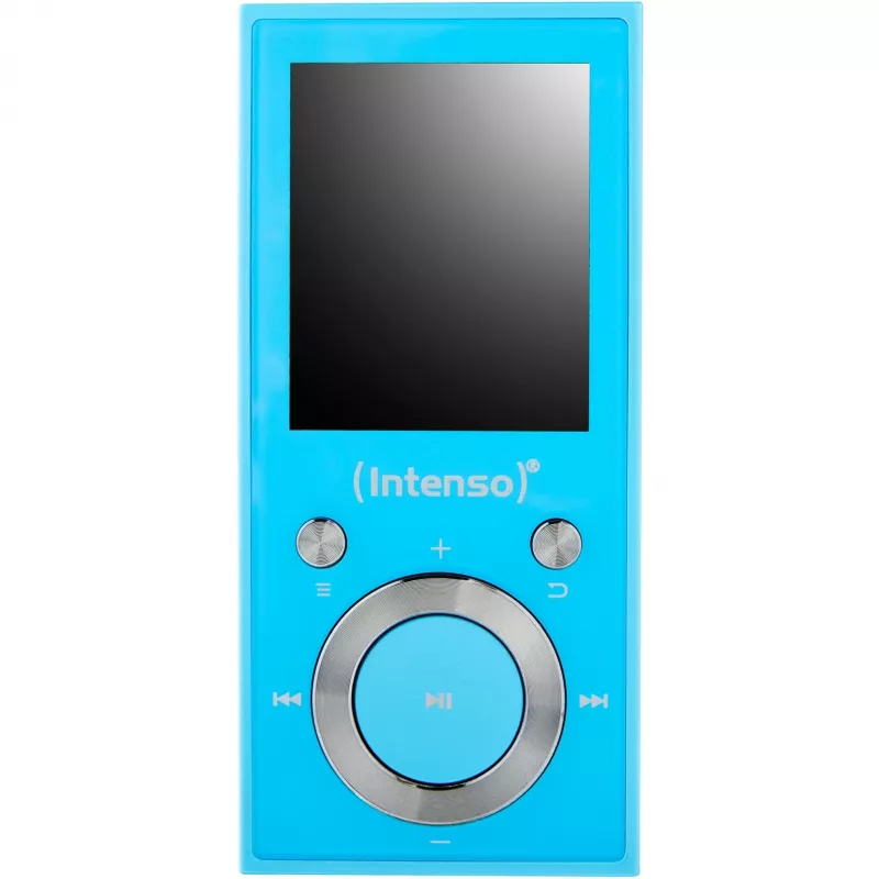 Odtwarzacz MP3 INTENSO Video Scooter BT — 16 GB, wyświetlacz LCD, kompatybilny z MicroSD, niebieski