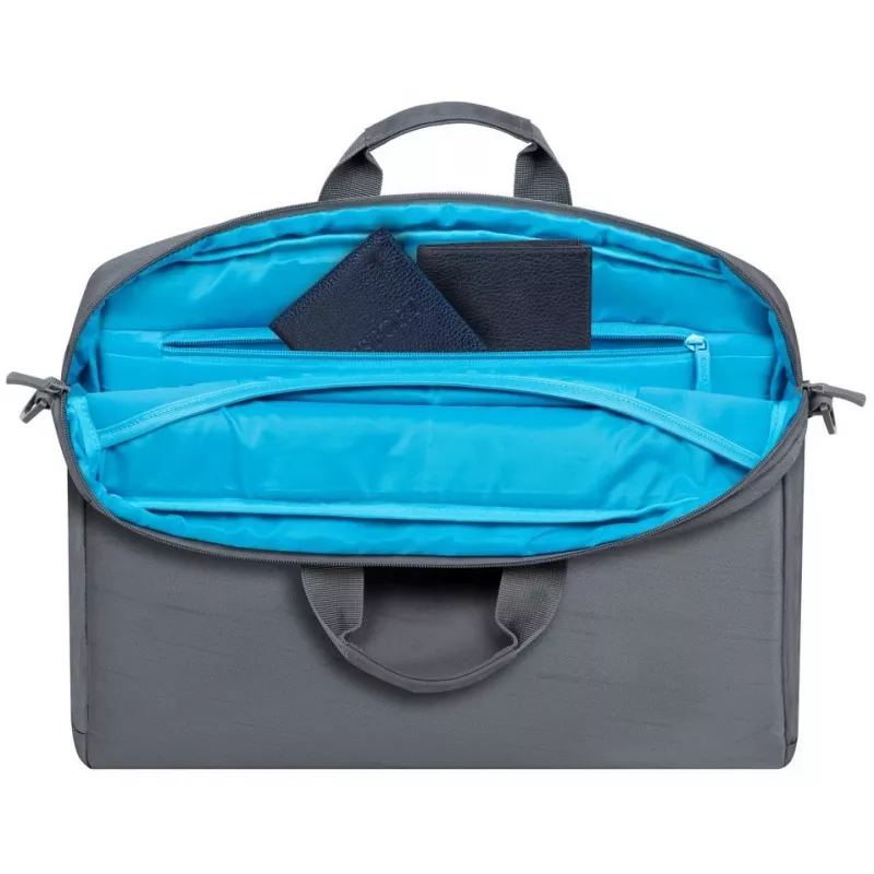 Pokrowiec na laptopa Rivacase Alpendorf Eco do laptopów 16 cali, szary, cienkie etui ochronne