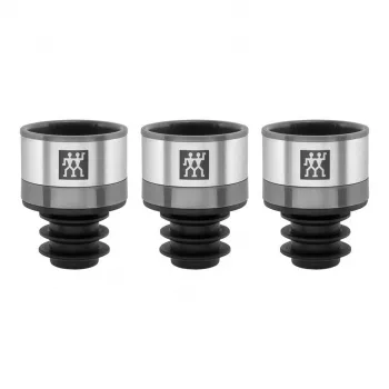 Pompa do konserwacji wina ZWILLING FRESH & SAVE – głowica pompy do korków próżniowych, szary, Ø 3 cm, wysokość 40 mm, zestaw 3 szt.