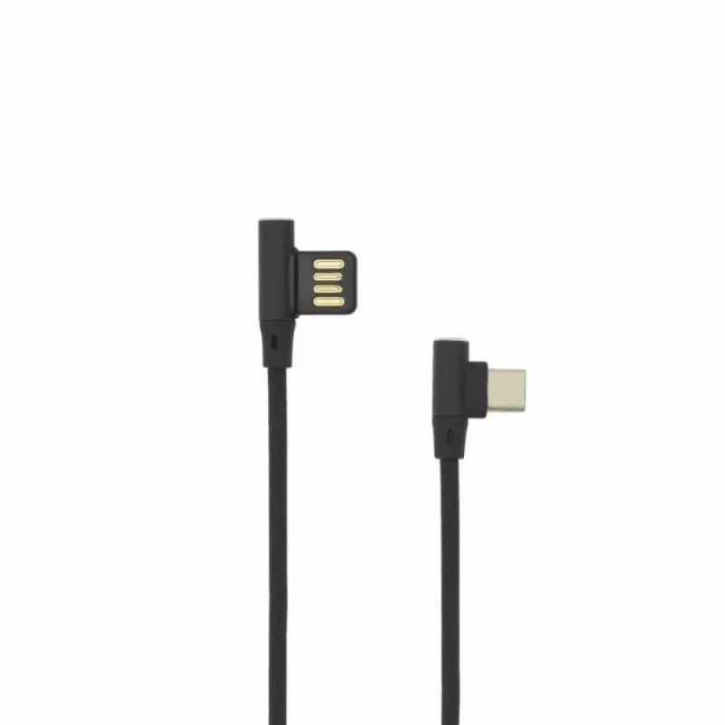 Sbox USB-C-90-B USB->Type C 90 M/M 1,5 m czarny