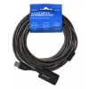 Aktywne przedłużenie portu USB SAVIO CL-130 10 m USB 2.0 A męski–żeński, 5 V, czarny