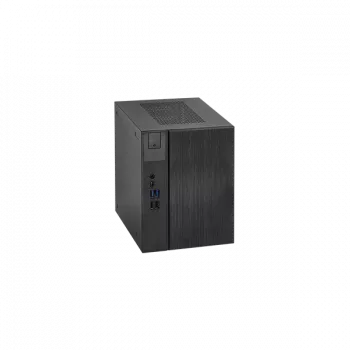 ASRock DeskMeet X300 Series - Barebone - komputer kompaktowy - Socket AM4 - AMD X300 - bez procesora - RAM 0 GB - GigE (90BXG4501-A10GA0W)
