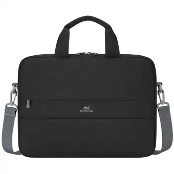 Torba na laptopa Rivacase Prater 14 cali Czarna 7522 — mieści laptopy 14-calowe, smukły ochronny pokrowiec