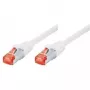 Tecline exertis Connect - Patch-Cable - RJ-45 (M) do RJ-45 (M) - 5 m - SSTP-Cable - CAT 6 - bezhalogenowy - Biały (71505W)
