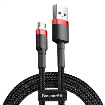 Kabel Micro USB Baseus Cafule 1.5A 2m (czerwony i czarny)