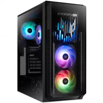 Komputer stacjonarny Acer Predator PO5-660 — Intel Core Ultra 7 265F 5,3 GHz, 32 GB DDR5, 2 TB SSD, NVIDIA GeForce RTX 5070, Windows 11 Home, czarny