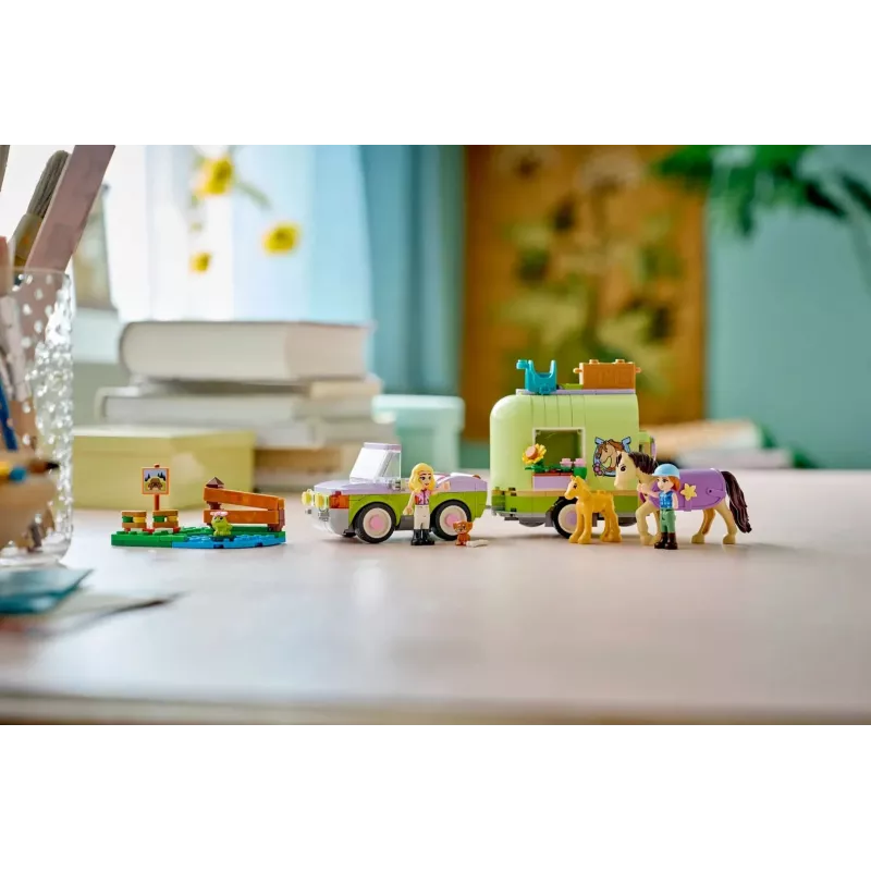 LEGO FRIENDS 42695 Przyczepa dla konia i źrebaka