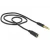 Kabel audio DeLOCK 84716 0,5 m 3,5 mm czarny
