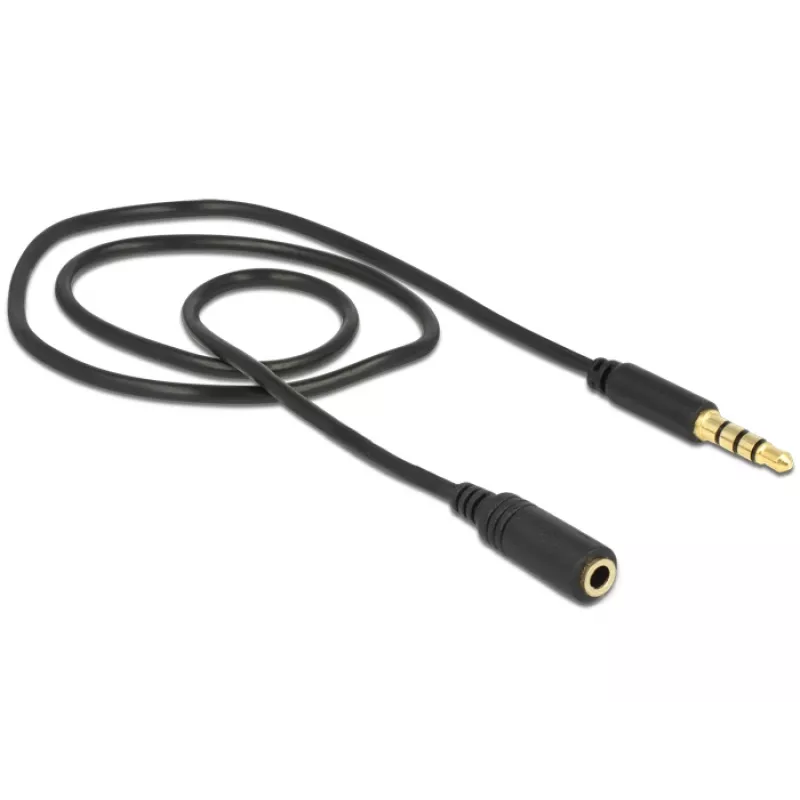 Kabel audio DeLOCK 84716 0,5 m 3,5 mm czarny