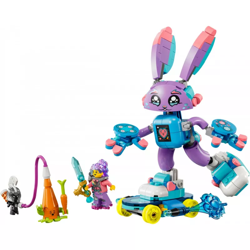 Zestaw LEGO 71490 Dreamzz Izzie i Bunchurro – Króliczek Gracz