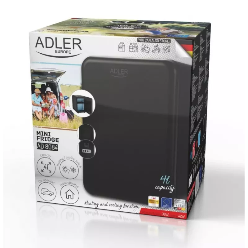 Adler Ad 8084 Mini Lodówka 4L Ac/dc