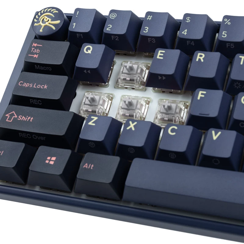 Klawiatura Ducky One 3 Mini Gaming USB US English niebieska