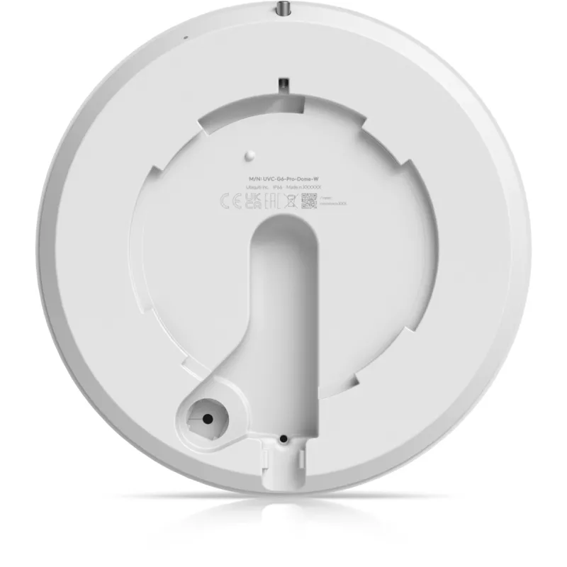 Kamera kopułowa Ubiquiti UniFi 4MP (8K) Video G6-Pro-Dome, zoom 2,36x, silnik AI Multi-TOPS, biała