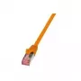 Kabel sieciowy LogiLink 10m Cat.6 RJ-45 S/FTP Pomarańczowy