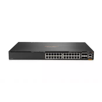 HPE Aruba 6300M - Switch - L3 - zarządzany - 24 x 10/100/1000 + 4 x 1 Gigabit / 10 Gigabit / 25 Gigabit / 50 Gigabit SFP56 (Uplink / Stacking) - Przód i tył do tyłu - na szynę