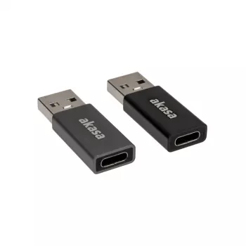 Adapter zmiany złącza USB Type-A na USB Type-C Akasa AK-CBUB61-KT02