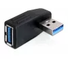 adapter złącza złącza DeLOCK 65341 USB 3.0 czarny