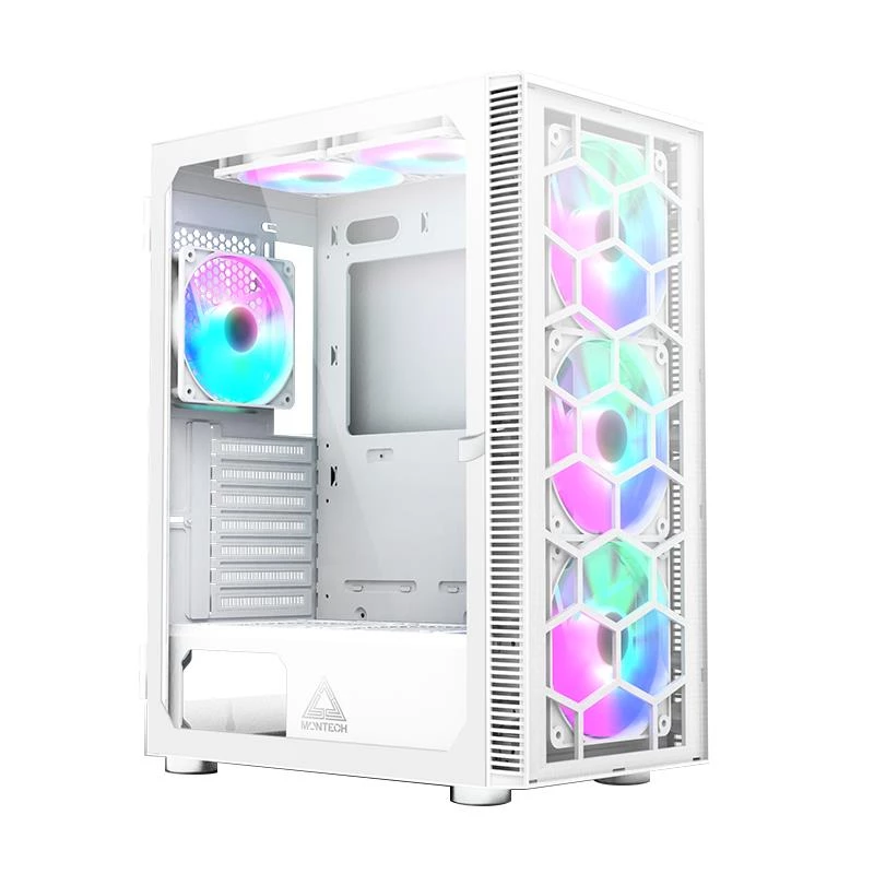 PC Case Montech X3 GLASS Midi Tower biała