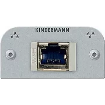 Gniazdo RJ-45 Kindermann 7441000523 srebrne aluminium