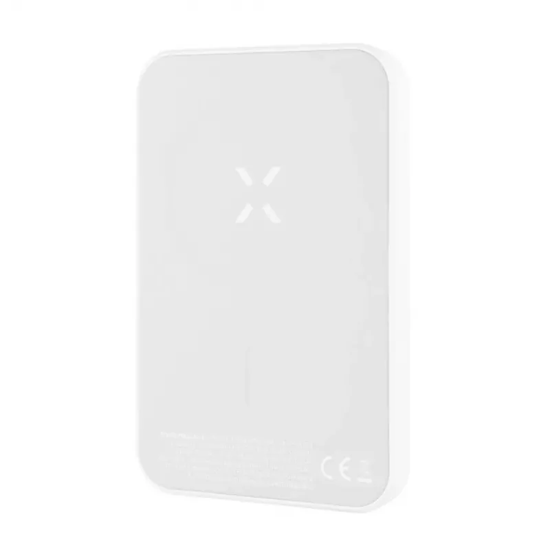 Przenośny powerbank FIXED FIXZENM-6-WH — 6000 mAh, szybkie ładowanie USB-C, biały