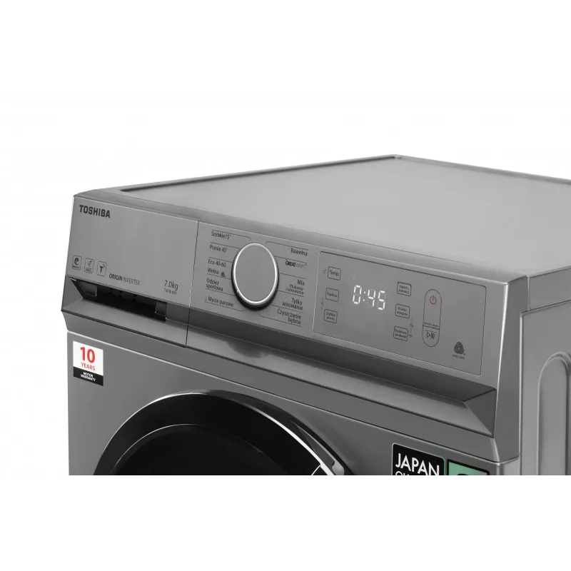 cienki washing machine Toshiba TW-BL80A2PL(SS), 8 kg