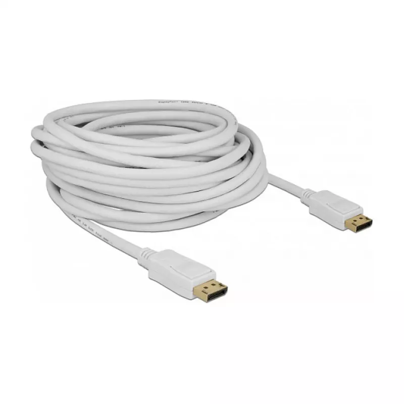 Kabel DisplayPort DeLOCK 84863 10 m Biały
